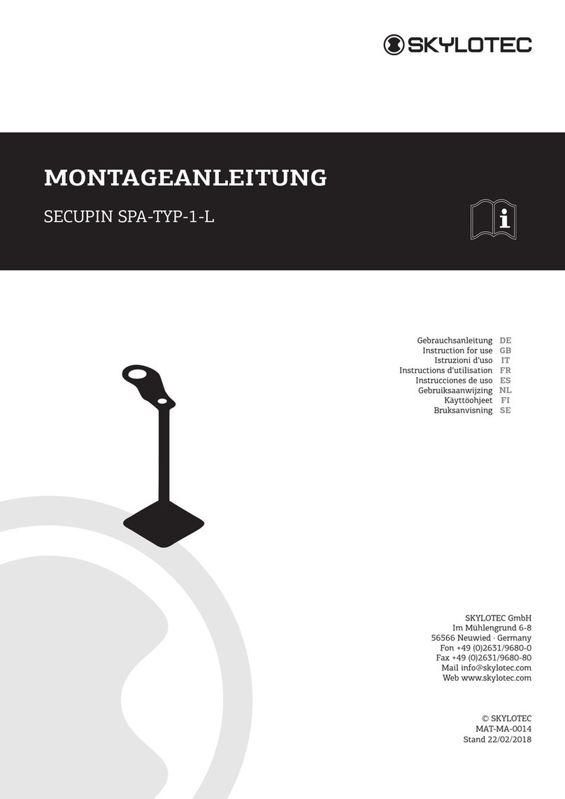 SKYLOTEC SECUPIN SPA-TYP-1-L Instructions for use