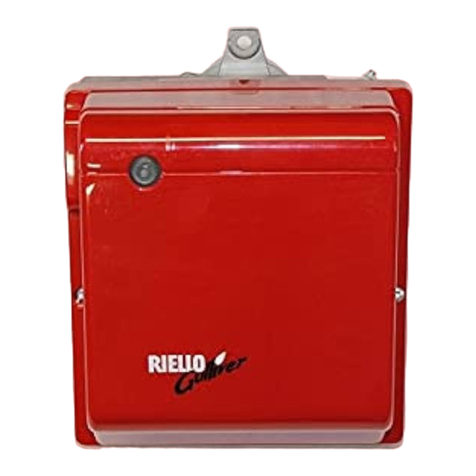 Riello Burners Gulliver RG1RK Quick start guide