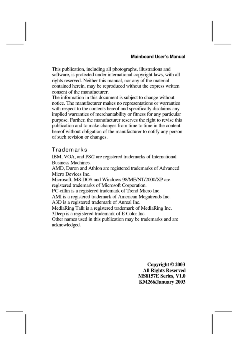 MATSONIC MS8157E User manual