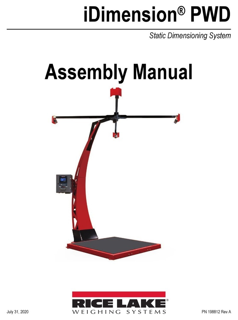 Rice Lake iDimension PWD User manual