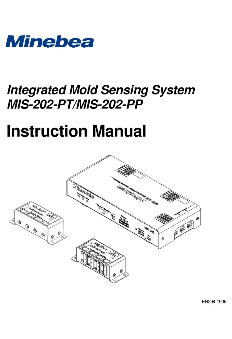 Minebea MIS-202-PT User manual