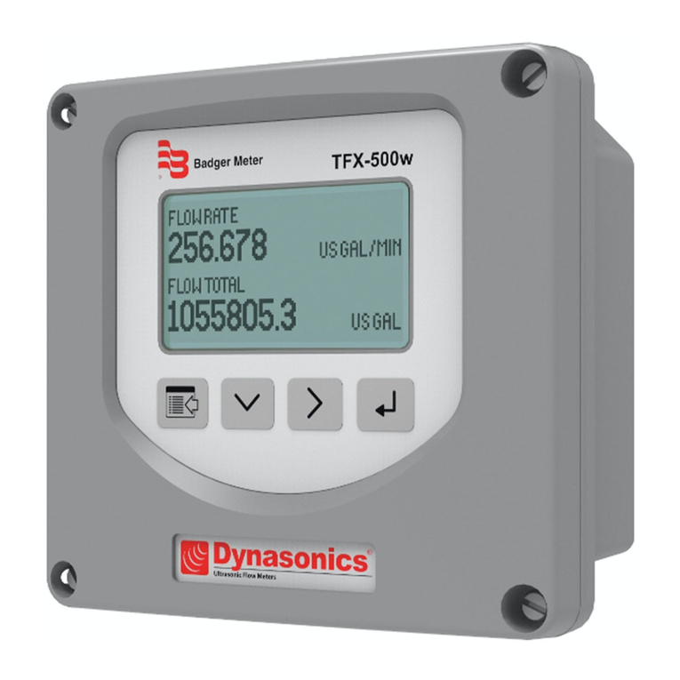 Badger Meter Dynasonics TFX-500w installation guide