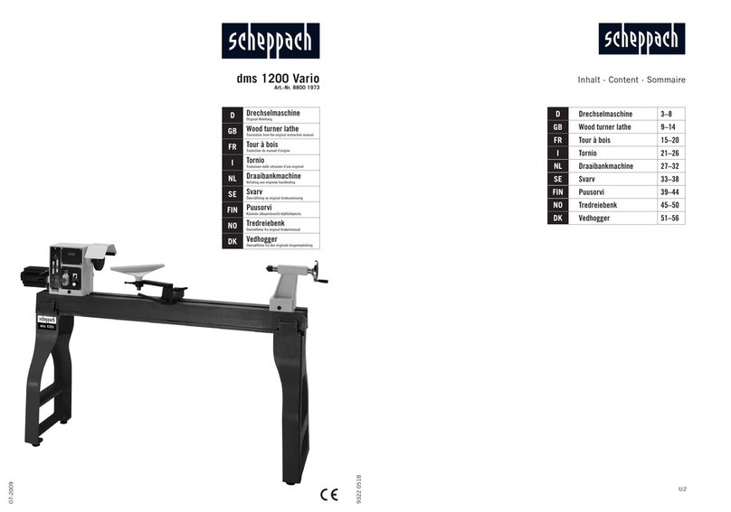 Scheppach dms 1200 Vario Translation from the original instruction manual