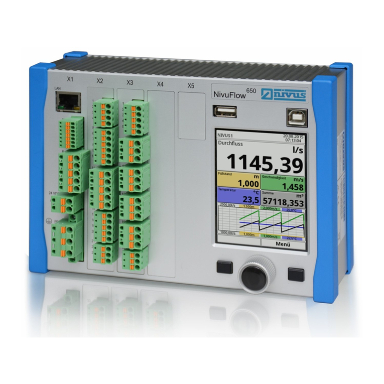 Nivus NivuFlow 650 instruction manual