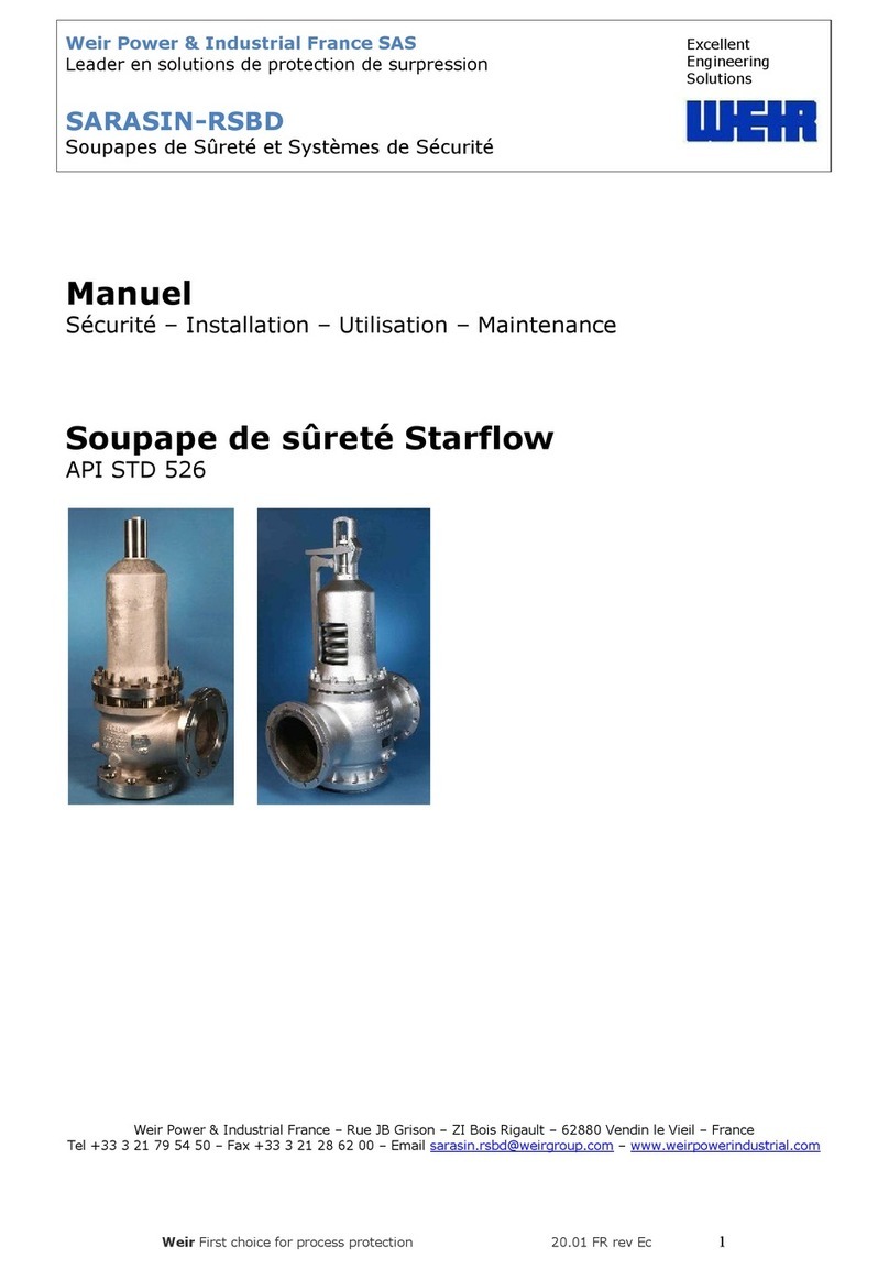 Weir Starflow P3 manual Weir Starflow P3 manual