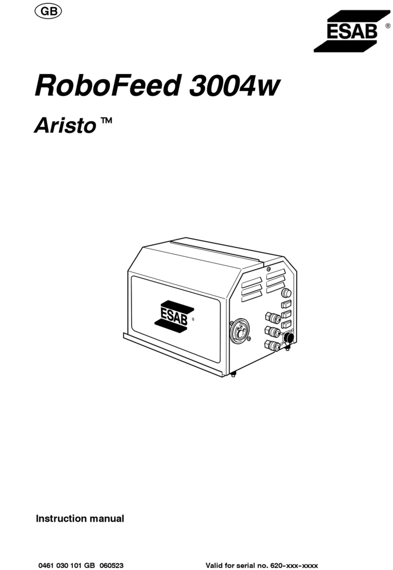 ESAB Aristo RoboFeed 3004w instruction manual