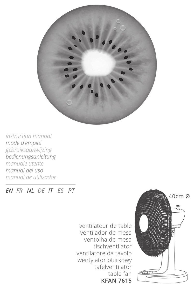 Kiwi KFAN 7615 instruction manual