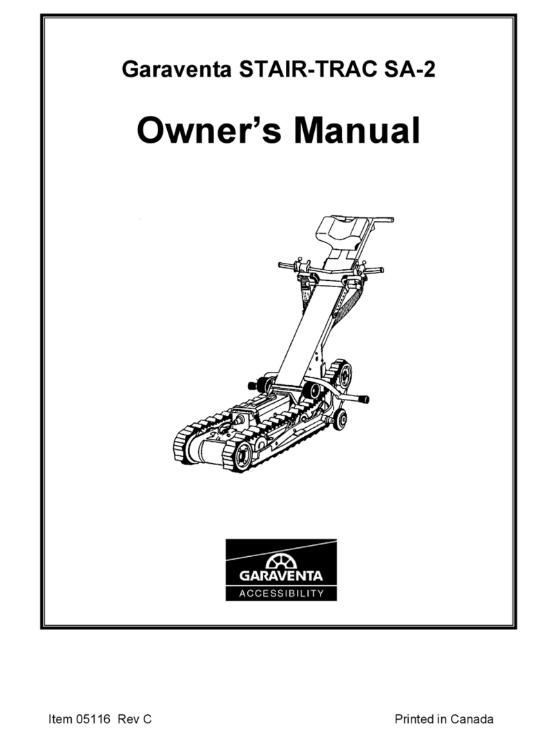 Garaventa STAIR-TRAC SA-2 owner's manual