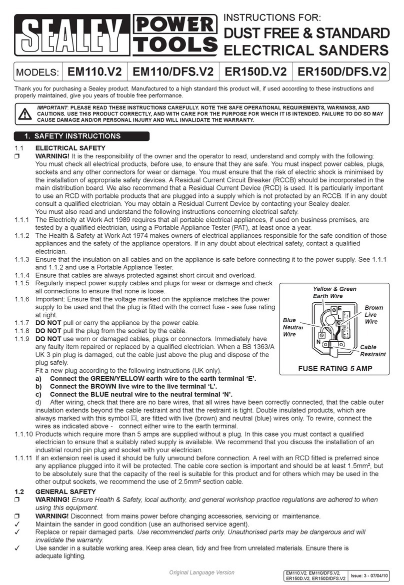 Sealey EM110.V2 instructions
