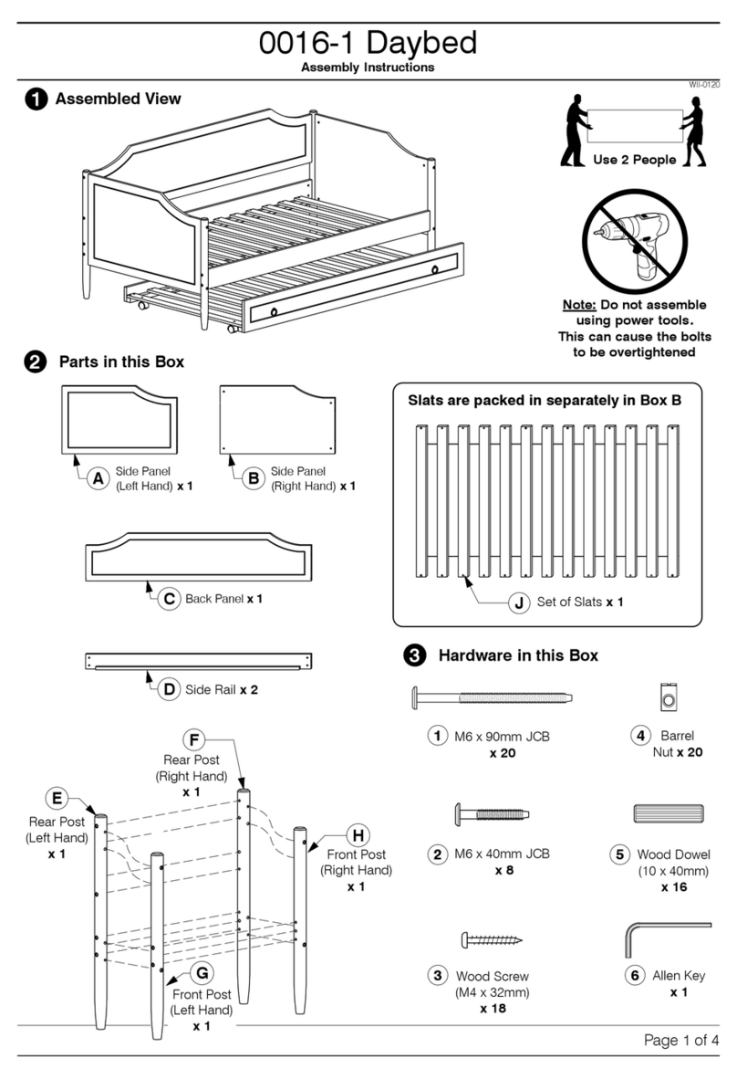 Baxton Studio 0016-1 Assembly instructions Baxton Studio 0016-1 Assembly instructions