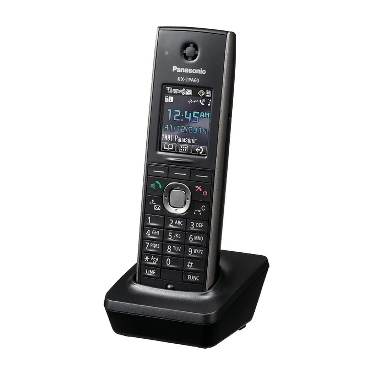 Panasonic TGP600 User manual