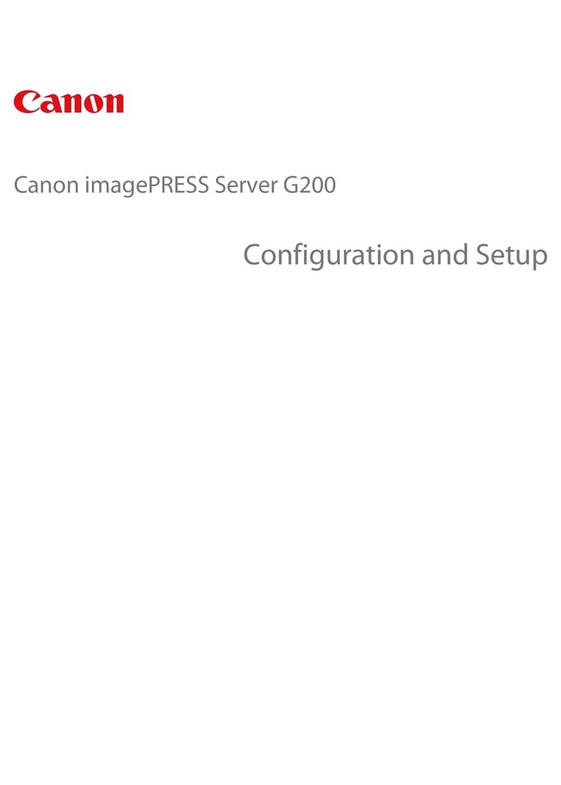 Canon imagePRESS Server G200 Quick guide Canon imagePRESS Server G200 Quick guide