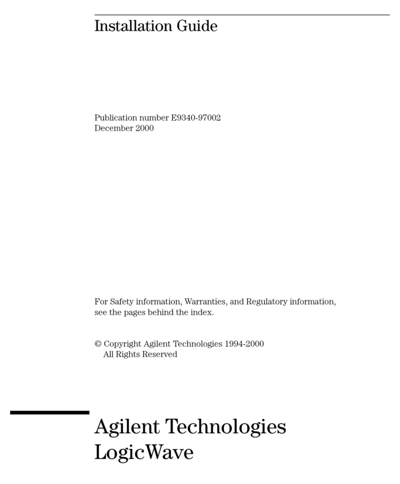 Agilent Technologies LogicWave installation guide Agilent Technologies LogicWave installation guide