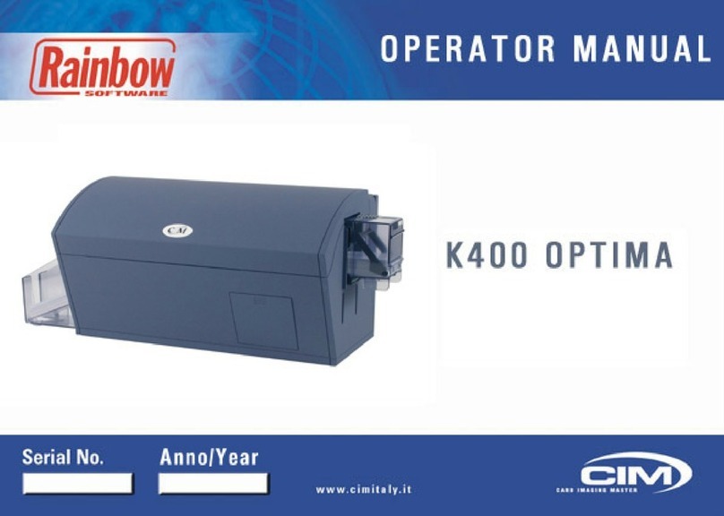 CIM K400 OPTIMA Operator's manual