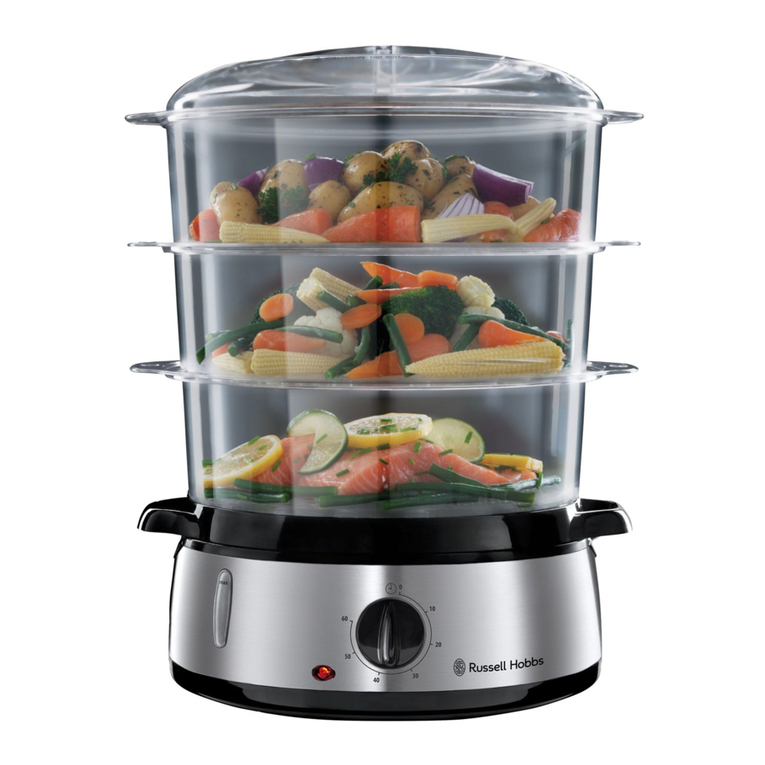 Russell Hobbs COOK@HOME RHSTM3 Instructions & warranty