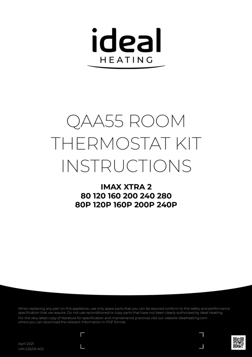 Ideal Heating QAA55 instructions