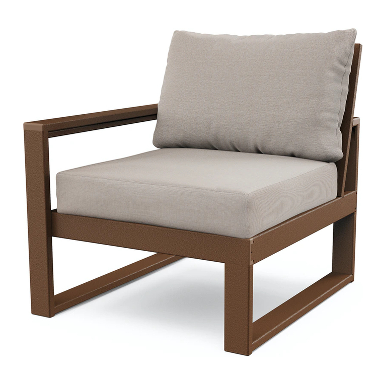 Polywood Westport Modular Left Arm Chair 4611LX User manual
