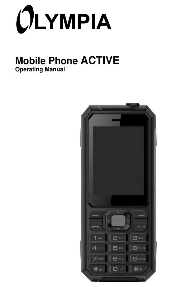 Olympia ACTIVE operating manual