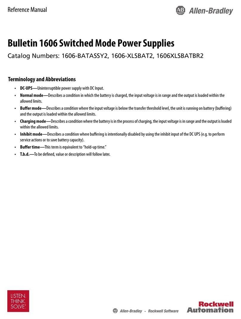 Allen-Bradley 1606-BATASSY2 User manual