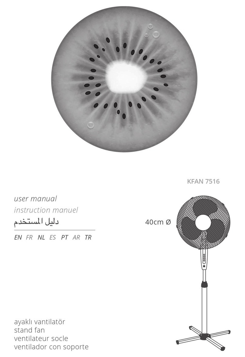 Kiwi KFAN 7516 user manual