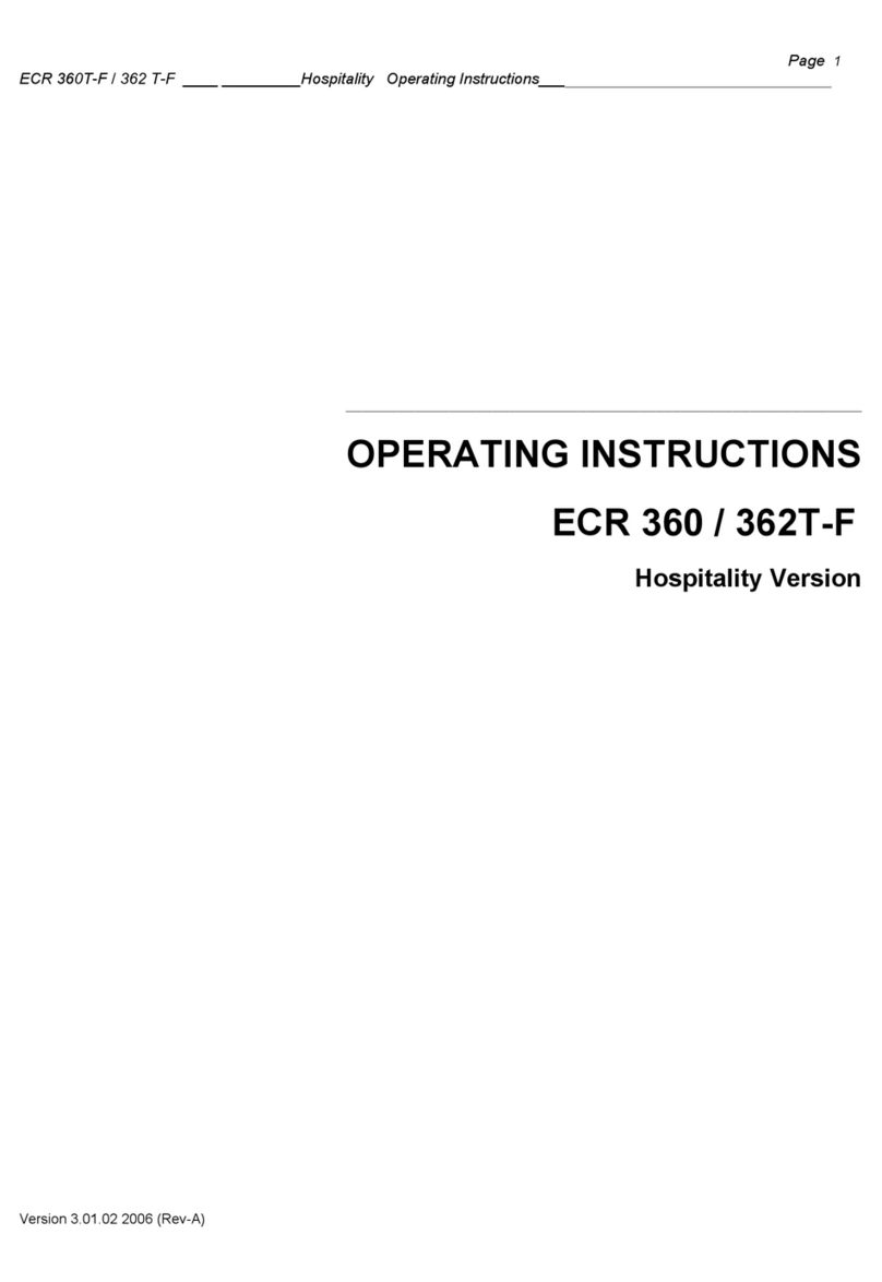 Olympia ECR 360T-F operating instructions