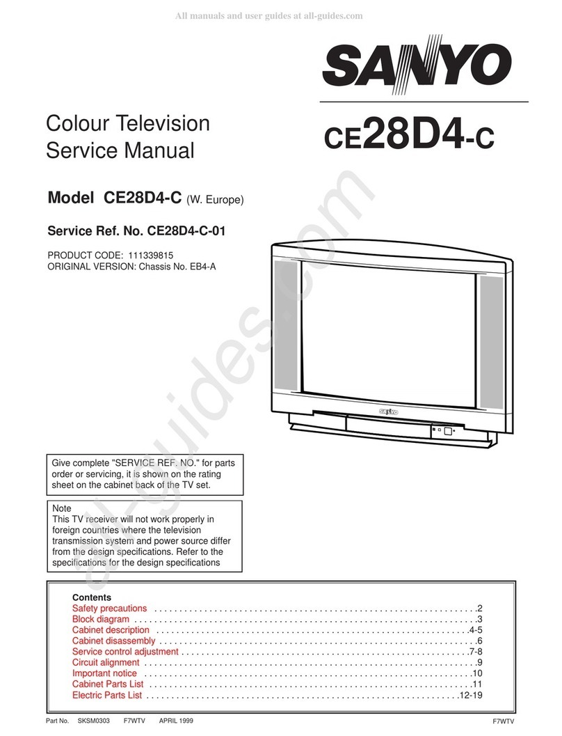 Sanyo CE28D4-C User manual Sanyo CE28D4-C User manual