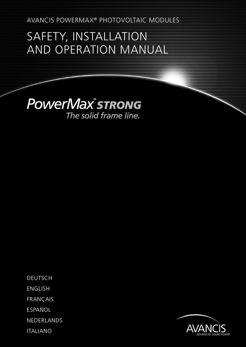 AVANCIS PowerMax Strong Setup guide