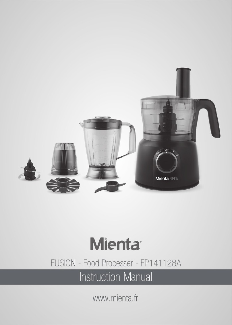 Mienta FUSION instruction manual
