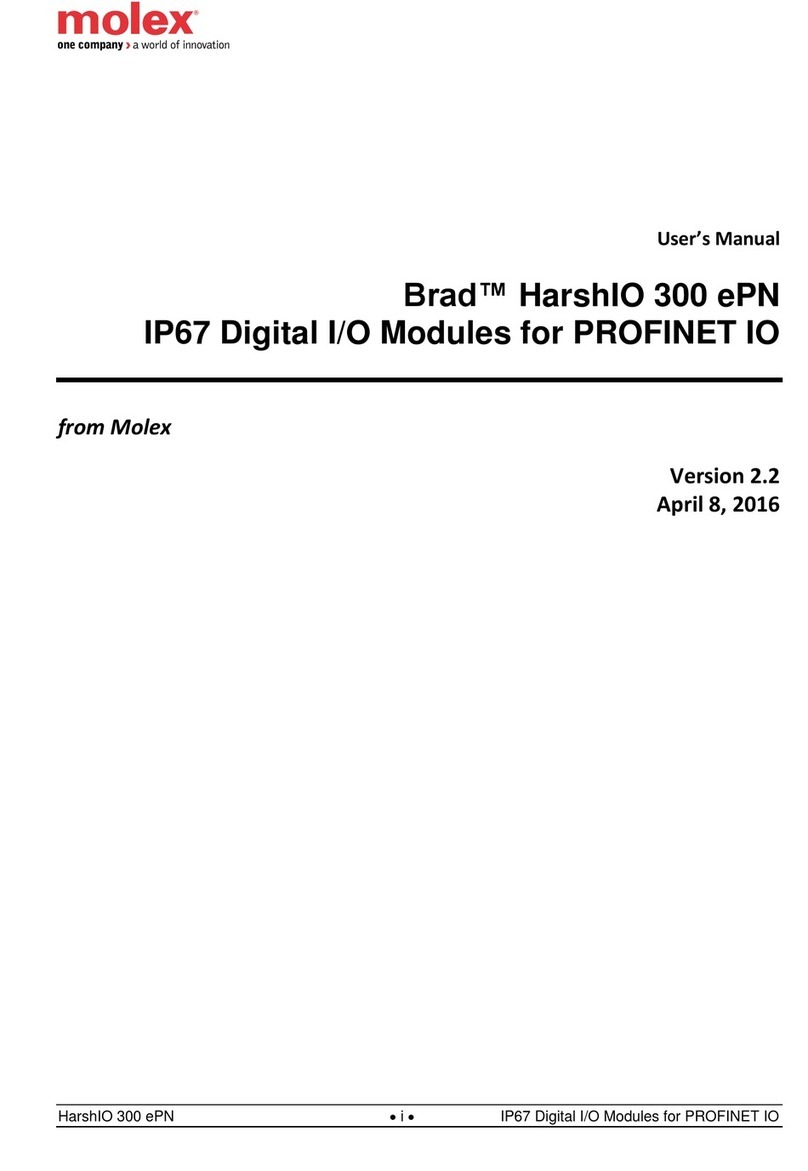 molex Brad HarshIO 300 ePN user manual