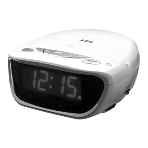 AEG SRC 4324 CD User manual