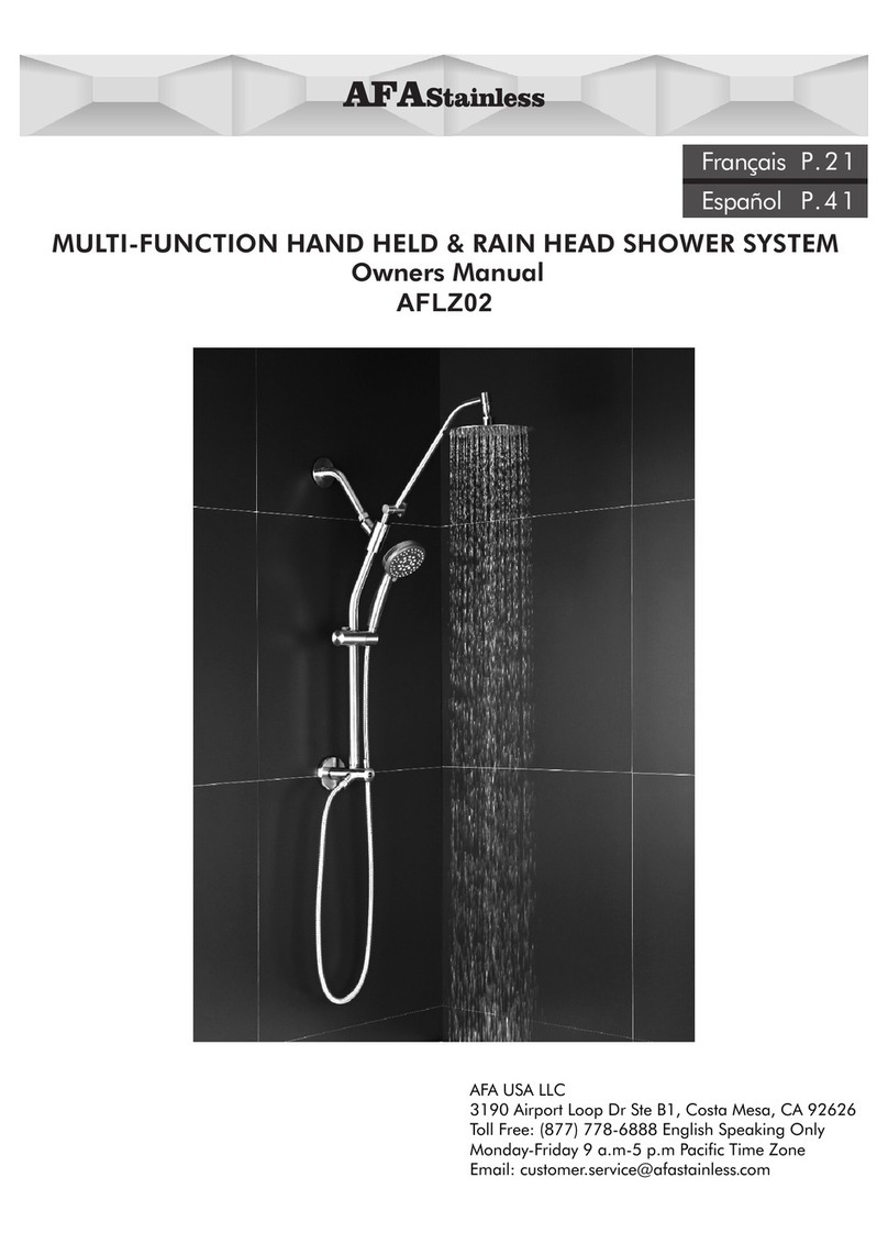 AFA STAINLESS AFLZ02 owner's manual