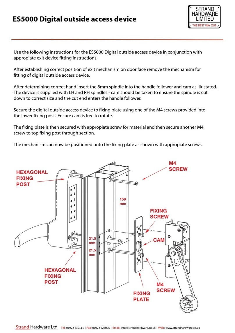 Strand ES5000 instructions