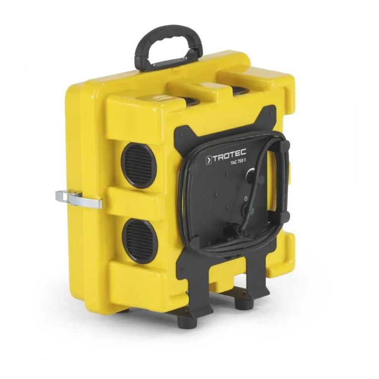 Trotec TAC 750 E User manual