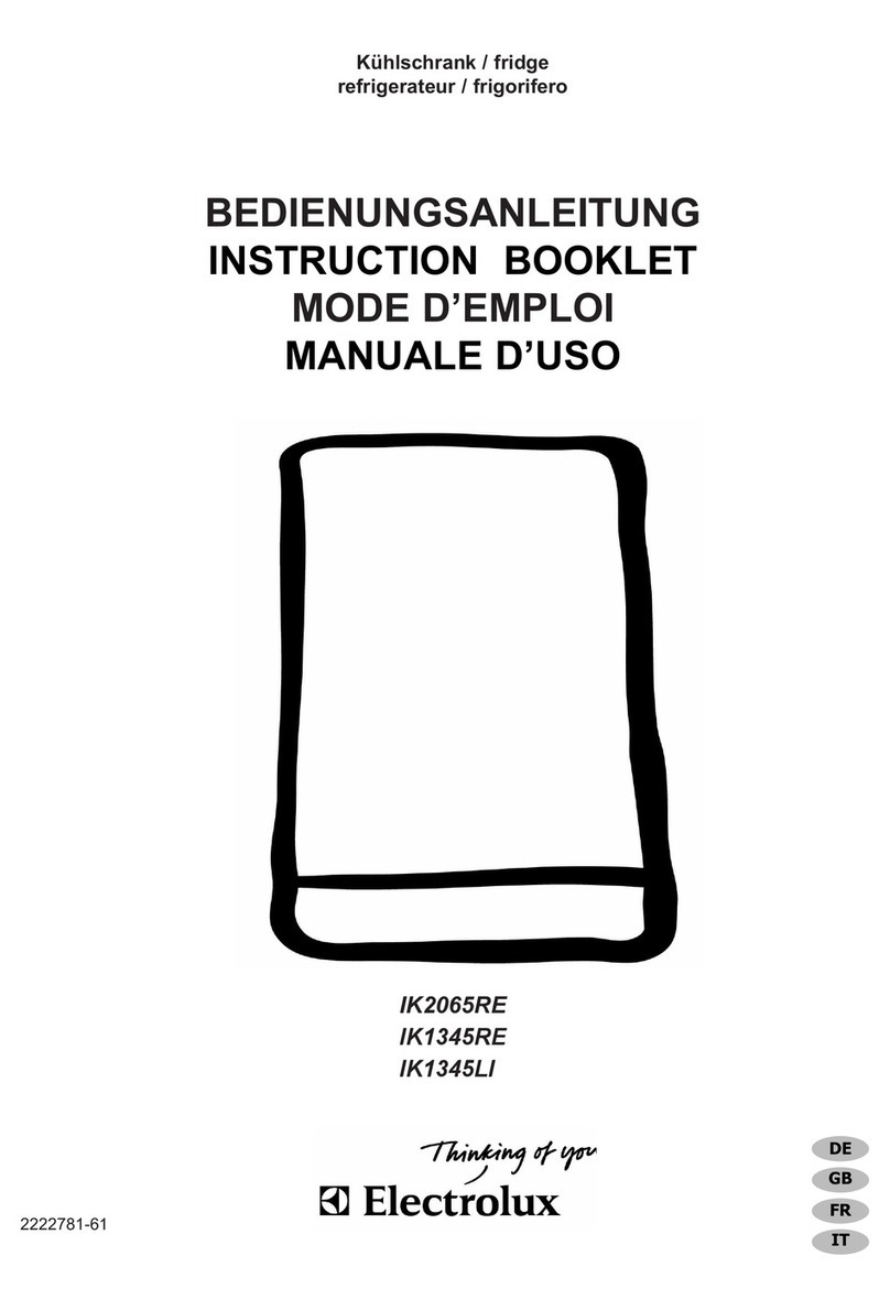 Electrolux IK2065RE Instruction booklet