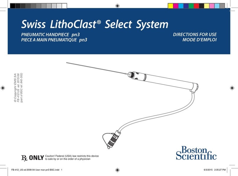 Boston Scientific Swiss LithoClast pn3 Manual Boston Scientific Swiss LithoClast pn3 Manual