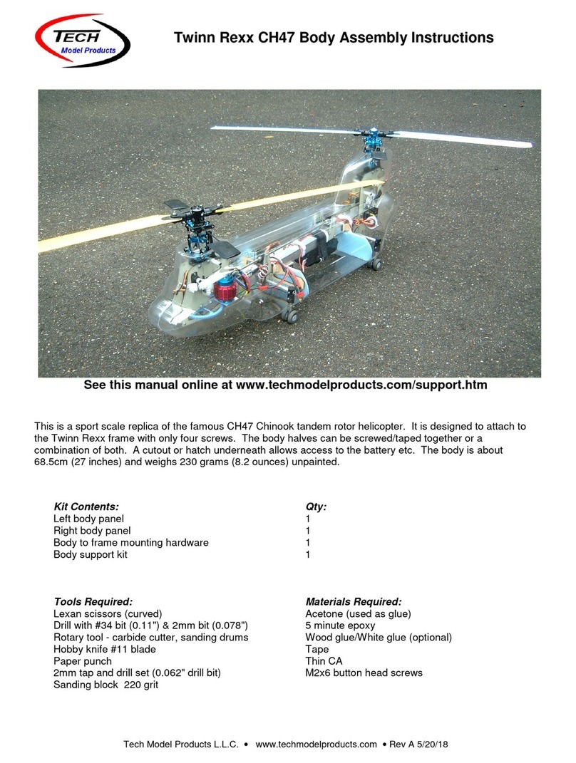 TECH Twinn Rexx CH47 User manual