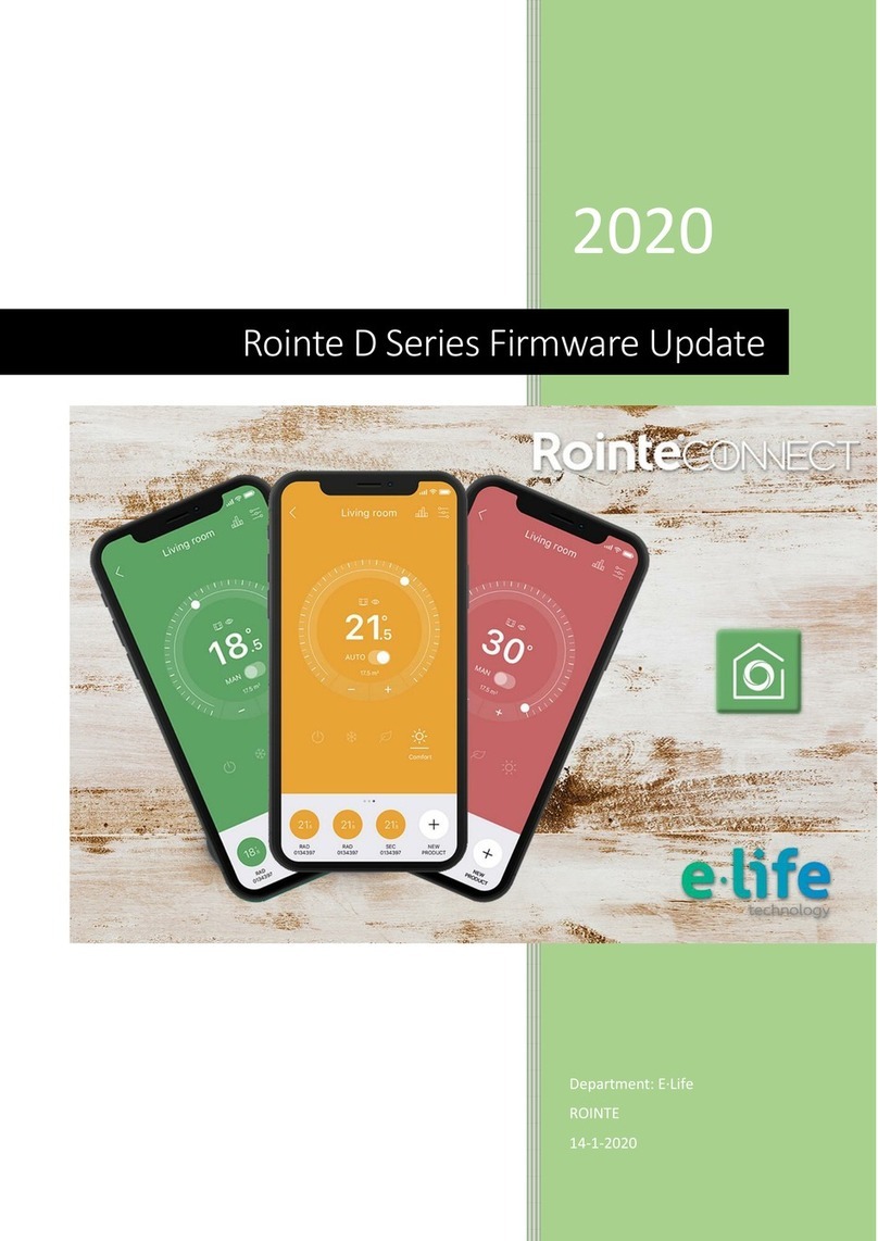 Rointe D SERIES Firmware update Rointe D SERIES Firmware update