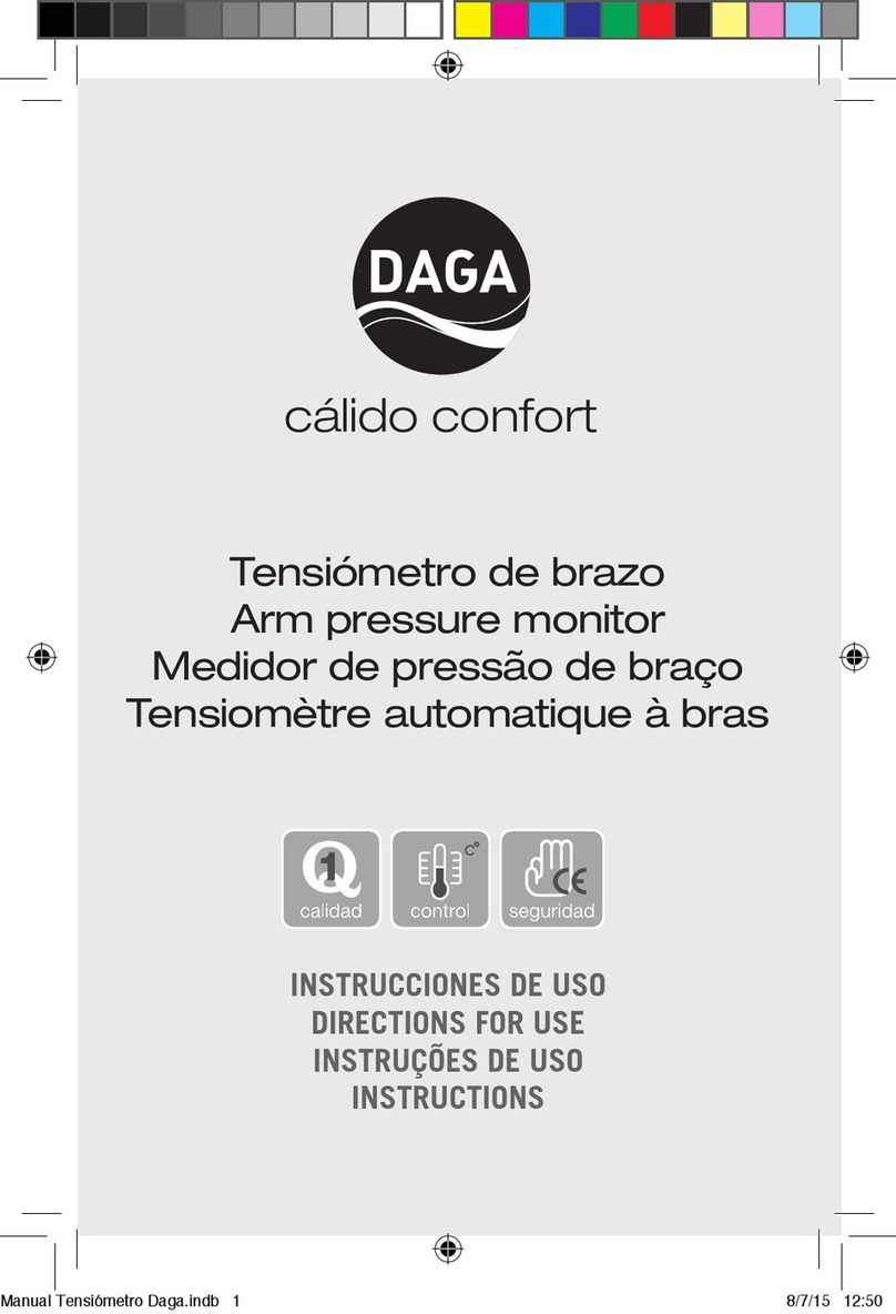 Daga calido confort Directions for use