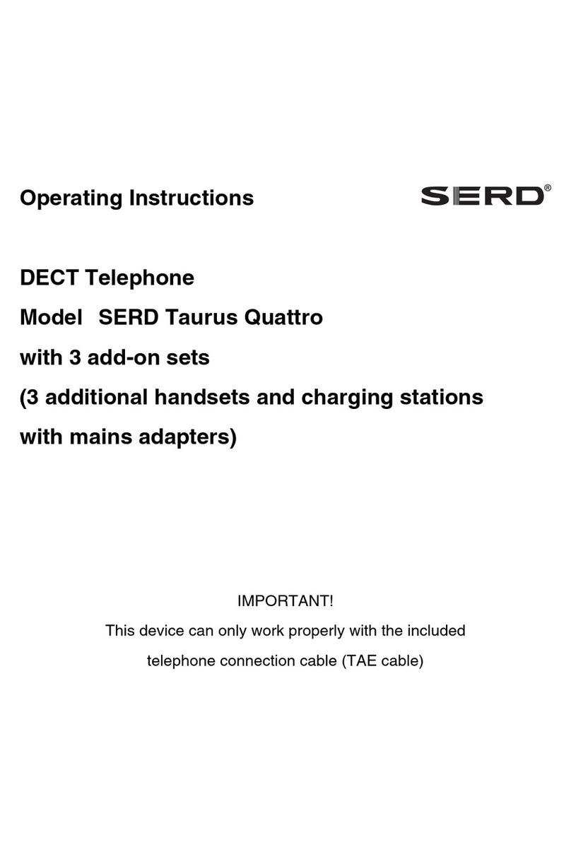 SERD Taurus Quattro operating instructions