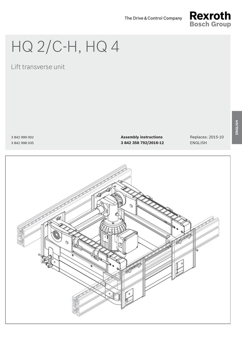 Bosch Rexroth HQ 2/C-H Assembly instructions