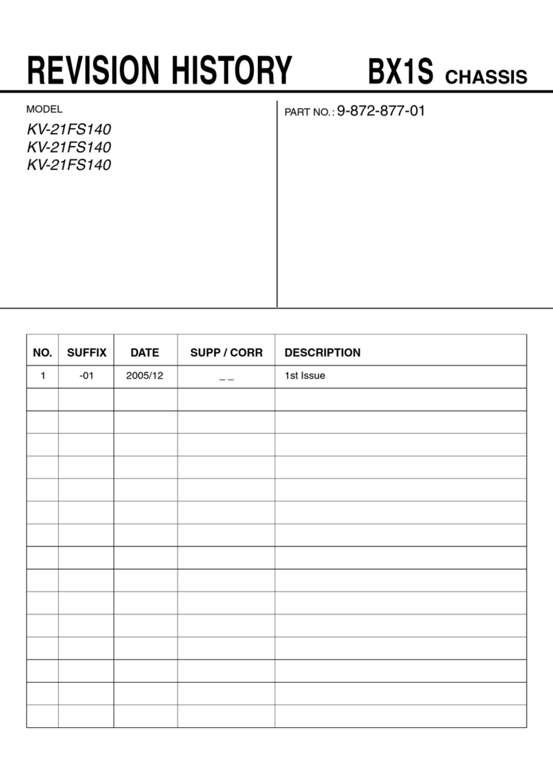 Sony TRINITRON KV-21FS140 User manual