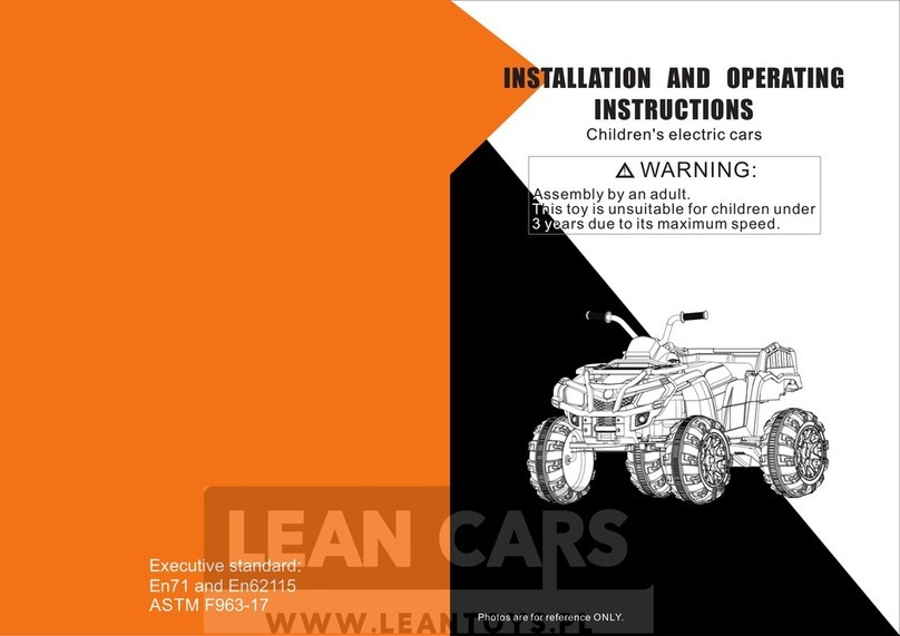 Lean Cars BDM 0909 Installation and operating instructions