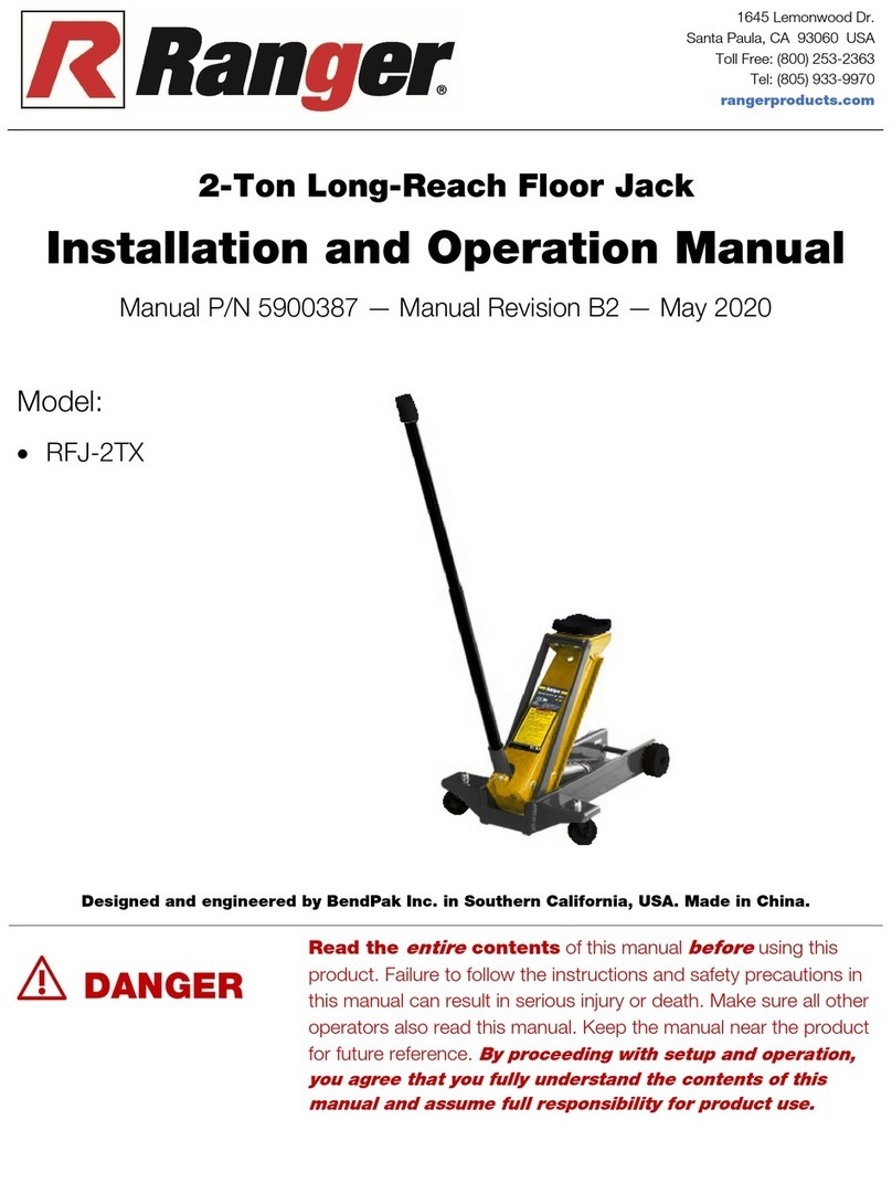 Ranger RFJ-2TX User manual