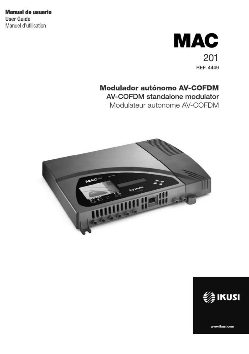 IKUSI MAC 201 user guide