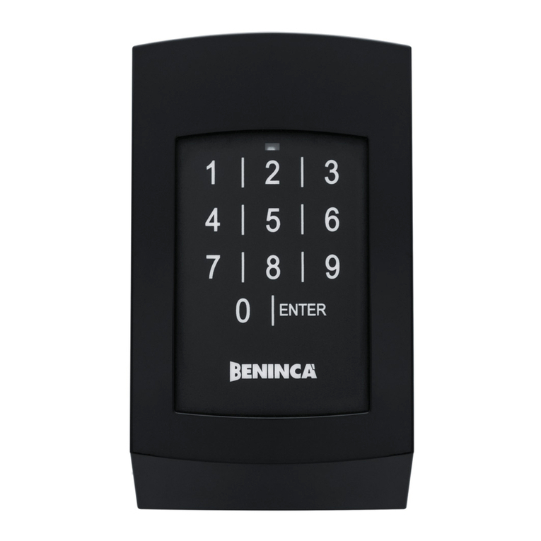 Beninca BE.CODE User manual