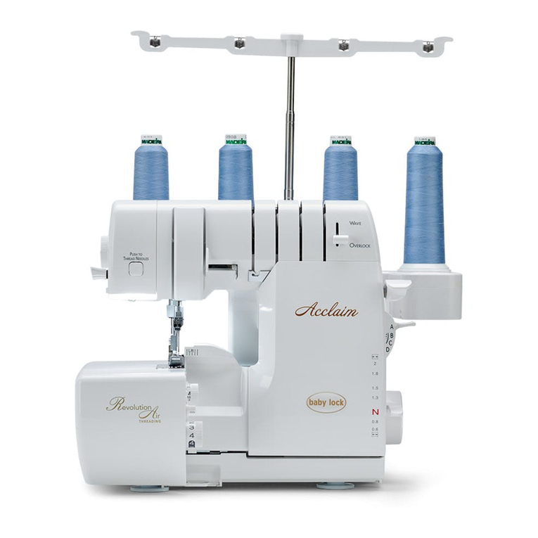 Baby Lock Acclam BLES4 Instruction and reference guide