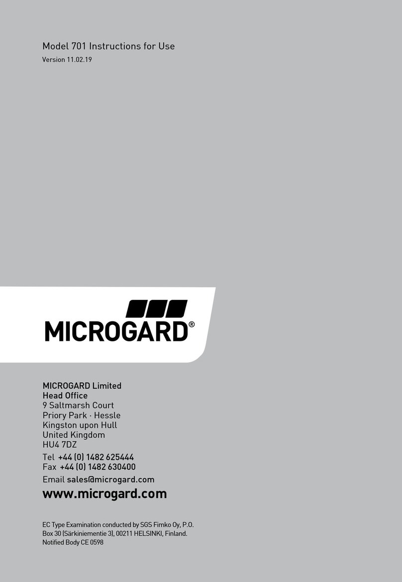 Ansell MICROGARD 701 PAPR Instructions for use