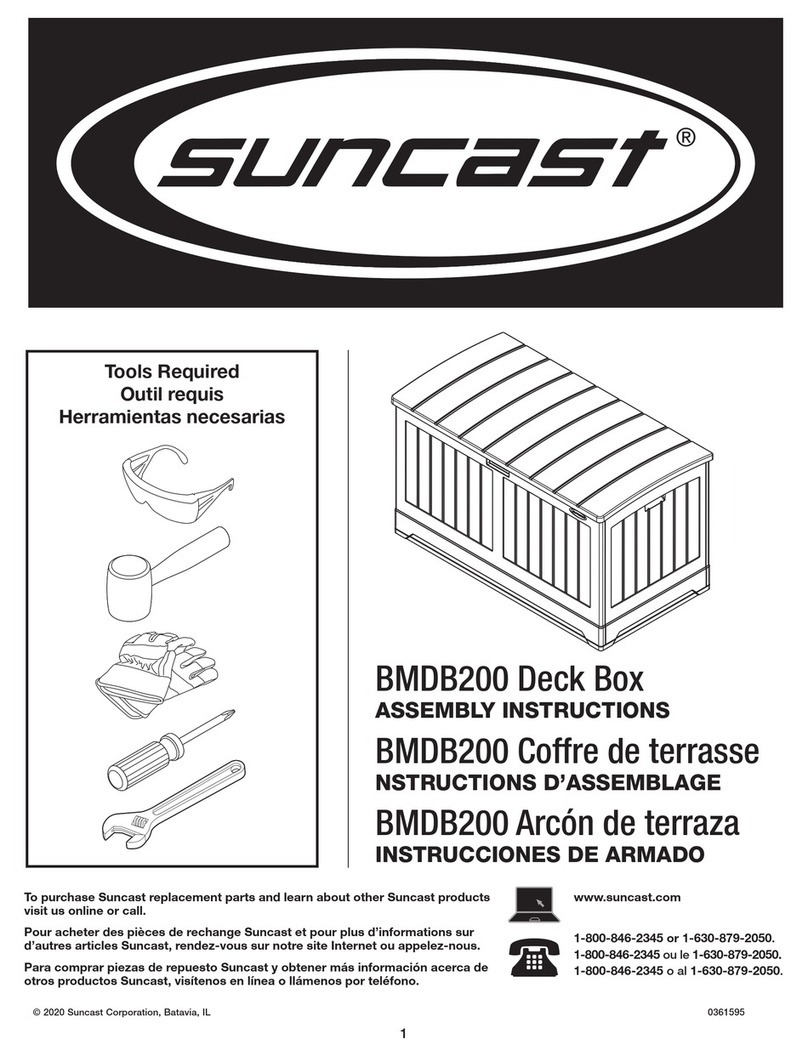 Suncast BMDB200 User manual