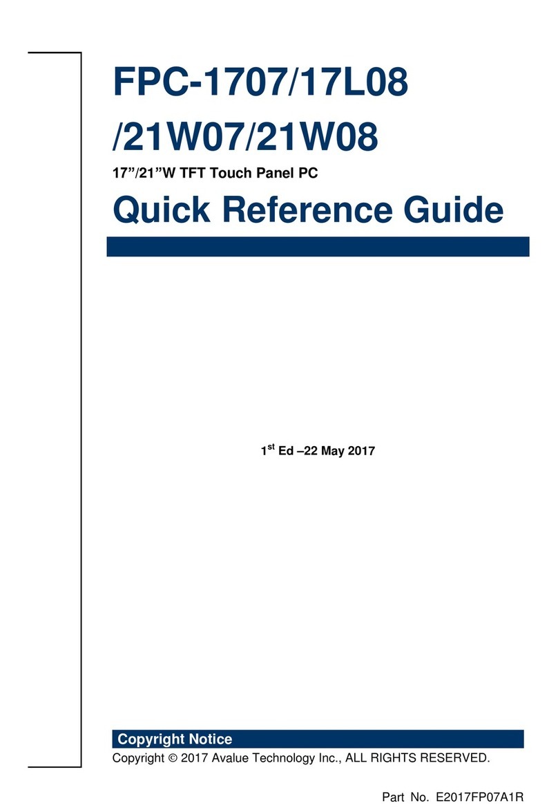 Avalue Technology FPC-1707 User manual