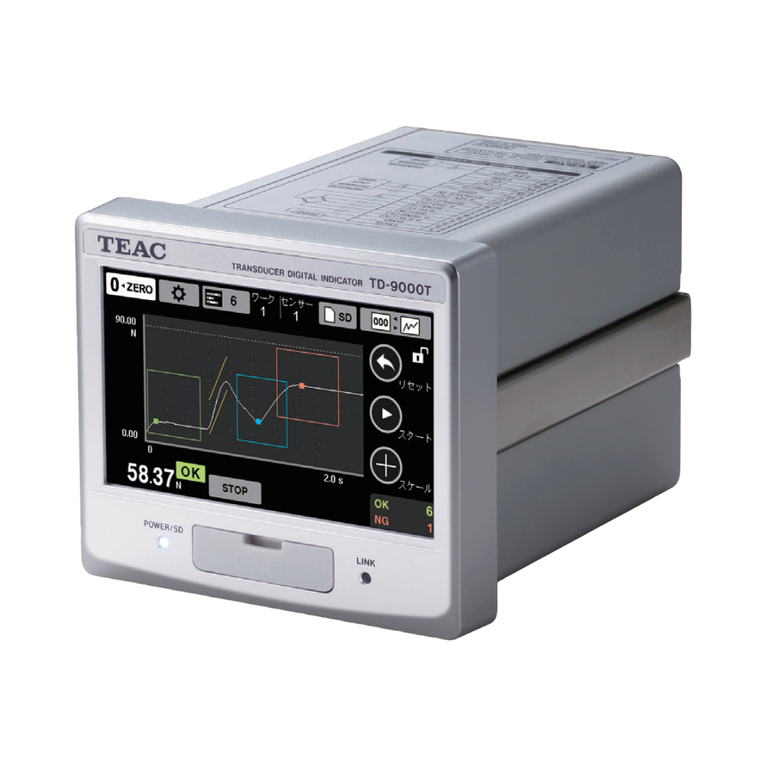 Teac TD-9000T User manual